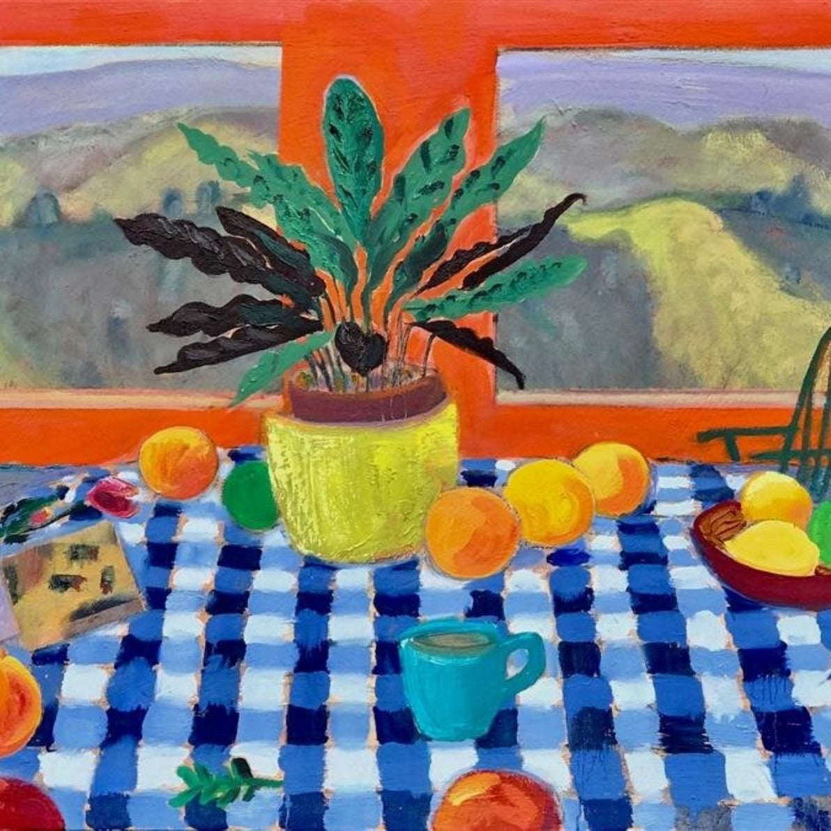 “Still Life With Calathea,” by James Hartman