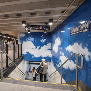  “Sky” by Yoko Ono, photo by MTA Photos 