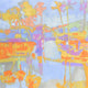 Original art for sale at UGallery.com | Boardwalk Bridge by Natalie George | $1,650 | mixed media artwork | 24' h x 24' w | thumbnail 1