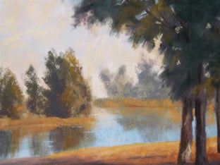 The Pond at Windmill Farm by Patricia Prendergast |   Closeup View of Artwork 