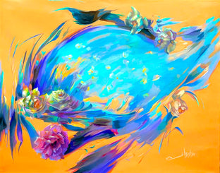 Swirling Flowers by Dowa Hattem |  Artwork Main Image 