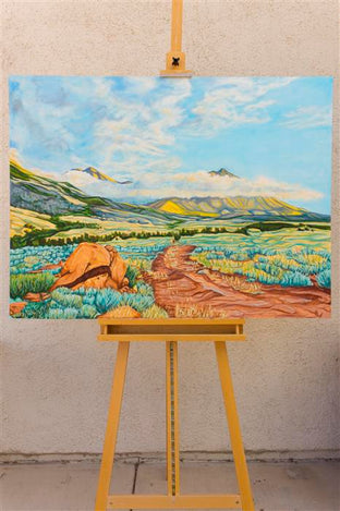 Mountain Interval by Crystal DiPietro |  Context View of Artwork 