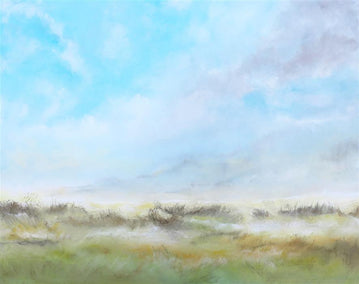 acrylic painting by Jenn Williamson titled Grasslands II