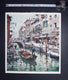 Original art for sale at UGallery.com | Fluid Venice by Maximilian Damico | $750 | watercolor painting | 14' h x 13' w | thumbnail 3