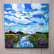 Original art for sale at UGallery.com | Cloud Puffs 1 by Kip Decker | $3,200 | acrylic painting | 36' h x 36' w | thumbnail 3