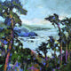 Original art for sale at UGallery.com | Down the Coast by Kip Decker | $2,600 | acrylic painting | 30' h x 30' w | thumbnail 4