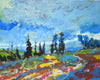 Original art for sale at UGallery.com | Ridge Top View 2 by Kip Decker | $1,775 | acrylic painting | 24' h x 30' w | thumbnail 1