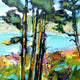 Original art for sale at UGallery.com | View of Monterey Bay by Kip Decker | $2,600 | acrylic painting | 30' h x 30' w | thumbnail 4