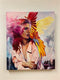 Original art for sale at UGallery.com | Mind on Fire by Miranda Gamel | $3,400 | oil painting | 36' h x 30' w | thumbnail 3