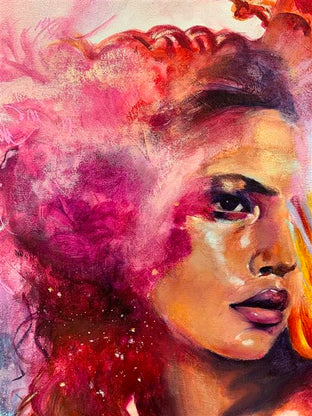 Mind on Fire by Miranda Gamel |   Closeup View of Artwork 