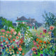 Original art for sale at UGallery.com | Monet Morning by Catherine McCargar | $75 | acrylic painting | 4' h x 4' w | thumbnail 1