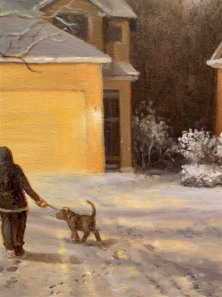 After Snowfall by Nikolay Rizhankov |   Closeup View of Artwork 