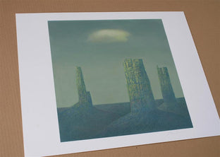 Monument Valley by Shao Yuan Zhang |  Side View of Artwork 