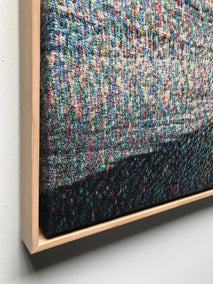 fiber artwork by Jack R. Mesa titled Small Sound (VVaves) IV