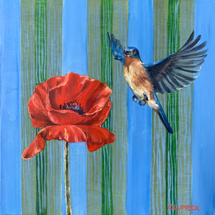 Bluebird and Poppy by Alana Clumeck |  Artwork Main Image 