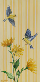 oil painting by Alana Clumeck titled Golden Flight