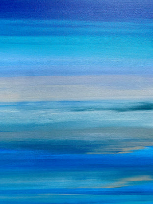Blue Fusion by Alicia Dunn |   Closeup View of Artwork 