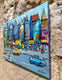 Original art for sale at UGallery.com | City in Motion by Allen Wittert | $900 | acrylic painting | 16' h x 24' w | thumbnail 2