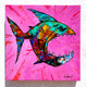 Original art for sale at UGallery.com | Jaws of Joy by Allen Wittert | $800 | acrylic painting | 16' h x 16' w | thumbnail 3