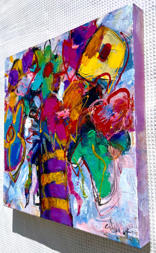 Loud Bouquet by Allen Wittert |  Side View of Artwork 