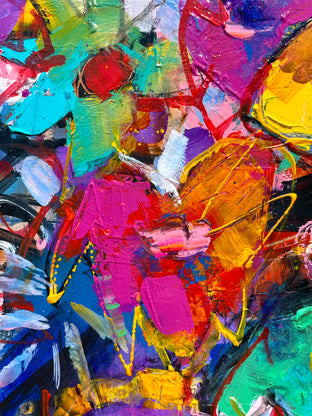 Loud Bouquet by Allen Wittert |   Closeup View of Artwork 