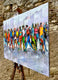 Original art for sale at UGallery.com | Moving as One by Allen Wittert | $1,300 | acrylic painting | 23.62' h x 31.5' w | thumbnail 2