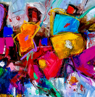 Shapes n Colors by Allen Wittert |   Closeup View of Artwork 