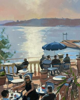 Belle Rives, Sunset by Andrew Hird |   Closeup View of Artwork 