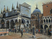 Original art for sale at UGallery.com | Morning Traffic, Piazzetta San Marco by Andrew Hird | $1,350 | oil painting | 11.75' h x 15.75' w | thumbnail 1