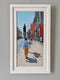 Original art for sale at UGallery.com | Orange Trousers, Piccadilly by Andrew Hird | $2,100 | oil painting | 23.5' h x 11.75' w | thumbnail 3