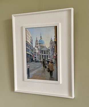 St Paul’s Cathedral, Winter Light by Andrew Hird |  Side View of Artwork 