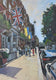 Original art for sale at UGallery.com | The Goring Hotel, High Summer by Andrew Hird | $3,100 | oil painting | 27.5' h x 19.5' w | thumbnail 1