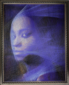 mixed media artwork by Ani Abakumova titled Breezy Whispers