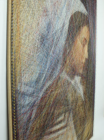 fiber artwork by Ani and Andrew Abakumov titled Italian Girl