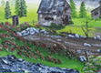 Original art for sale at UGallery.com | Northwest of Heaven by Art Clark | $1,075 | acrylic painting | 24' h x 36' w | thumbnail 4