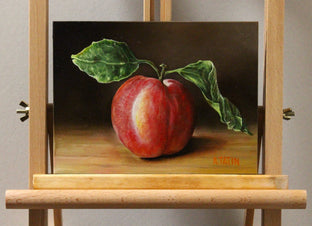 A Peach by Art Tatin |  Context View of Artwork 