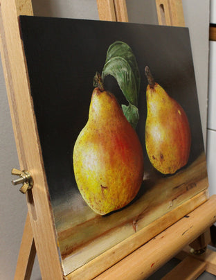 Blushing Pears by Art Tatin |  Side View of Artwork 