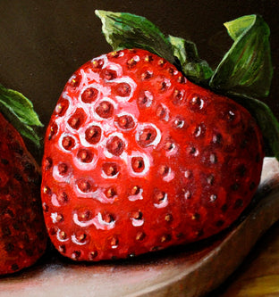 Strawberries Are Good for You by Art Tatin |   Closeup View of Artwork 