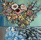 Original art for sale at UGallery.com | Bloomerang by Autumn Rose | $2,200 | acrylic painting | 36' h x 36' w | thumbnail 1