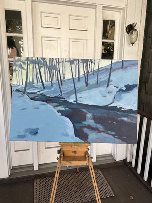 Cold Winter River by Brian McCarty |  Context View of Artwork 