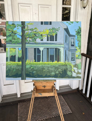 Front Porch Hedge by Brian McCarty |  Context View of Artwork 