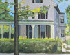 Original art for sale at UGallery.com | Front Porch Hedge by Brian McCarty | $775 | oil painting | 22' h x 28' w | thumbnail 1