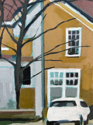 House and Barn by Brian McCarty |   Closeup View of Artwork 