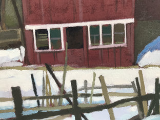 House in Winter by Brian McCarty |   Closeup View of Artwork 