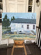 Original art for sale at UGallery.com | The White Shed by Brian McCarty | $775 | oil painting | 22' h x 28' w | thumbnail 3