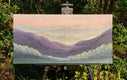 Original art for sale at UGallery.com | Evening Lullaby by Brit J Oie | $1,075 | mixed media artwork | 15' h x 30' w | thumbnail 3