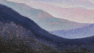The Magic Hour by Brit J Oie |   Closeup View of Artwork 