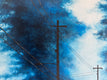 Original art for sale at UGallery.com | Connection by Candice Eisenfeld | $4,800 | acrylic painting | 24' h x 48' w | thumbnail 4