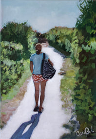 acrylic painting by Carey Parks titled Nature Walk