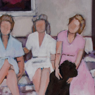 Sisters in LA by Carey Parks |   Closeup View of Artwork 